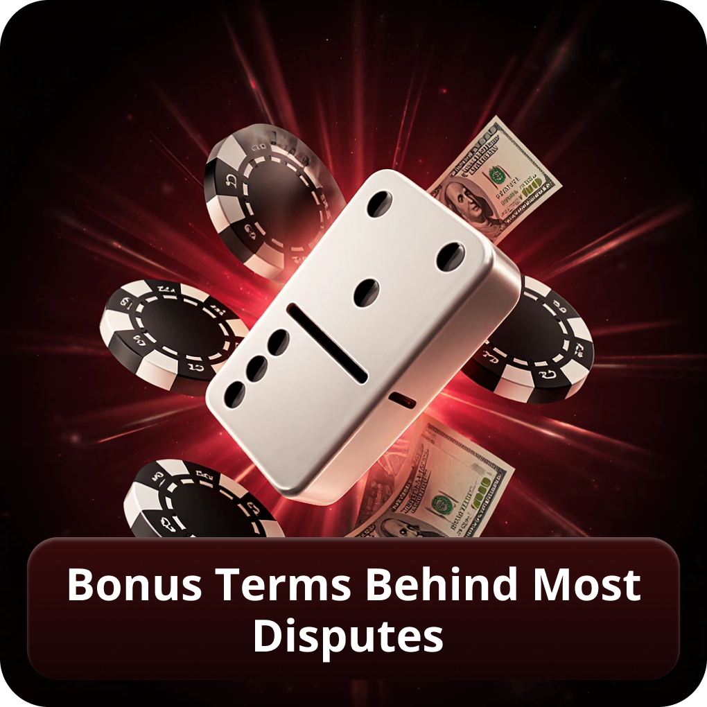 Bonus Terms Behind Most Disputes Bonus Terms Behind Most Disputes
